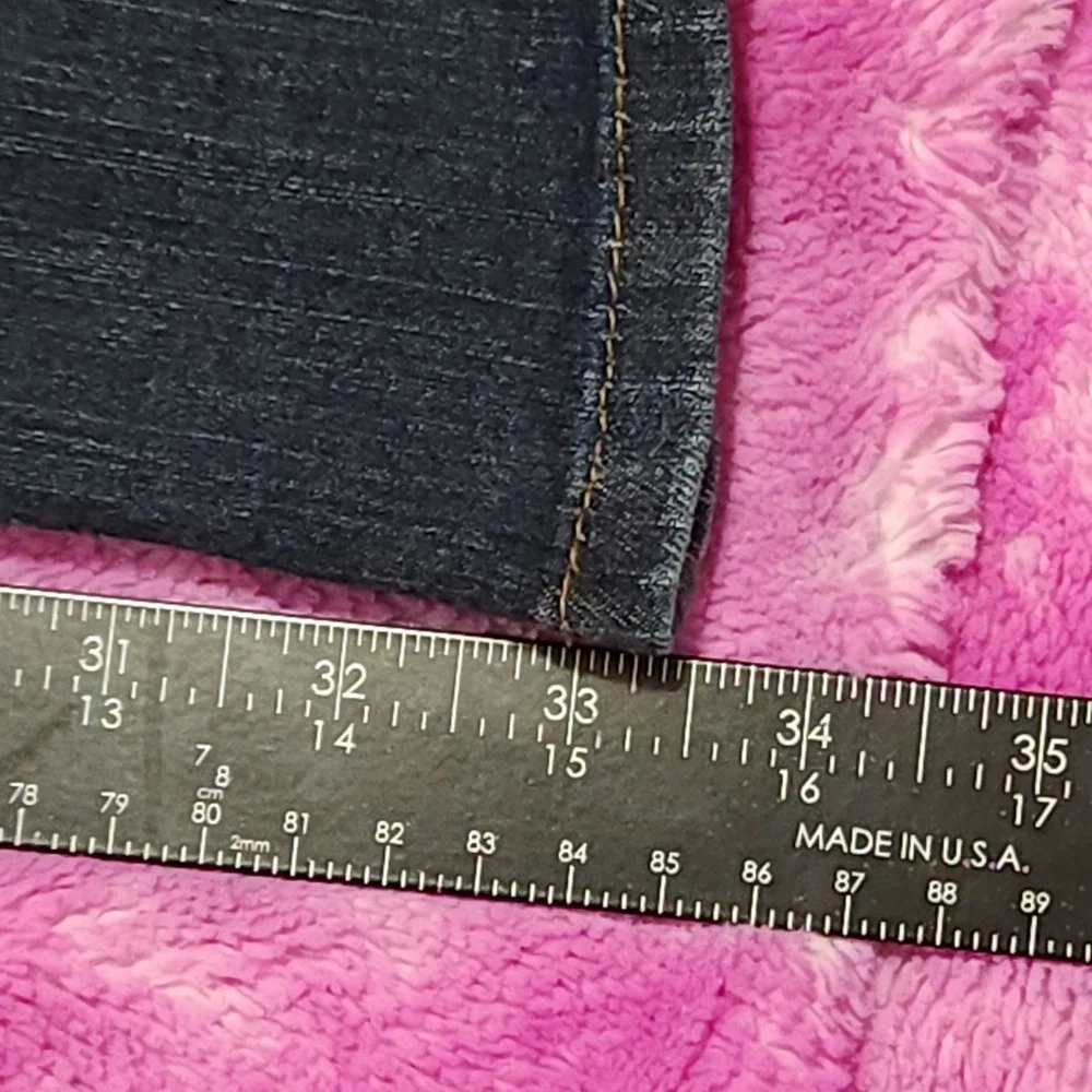 DKNY Jeans Women's 8L Bootcut‎ Blue Denim Stretch Jeans Long Inseam